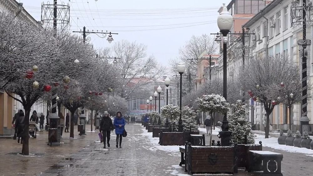 Симферополь завалит снегом вечером 21 января