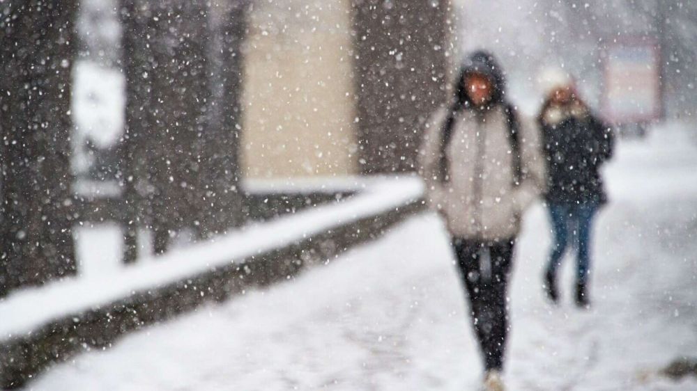 Погода в Крыму на субботу: снег и гололедица