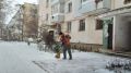 В Армянске проводятся работы по уборке снега и противогололёдной обработке улично-дорожной сети