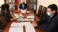 Владимир Сабивчак провёл совещание с главой администрации Крымского сельского поселения Галиной Кройтор