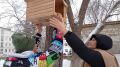 Члены школьных лесничеств Республики Крым приняли участие в акции «Покорми птиц зимой!»