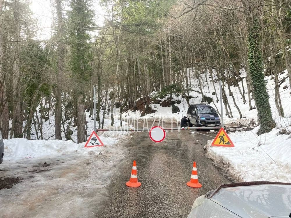 Дорогу на Ай-Петри перекрыли до 1 марта