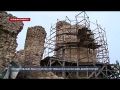 Строительные леса у крепости Чембало в Балаклаве демонтируют