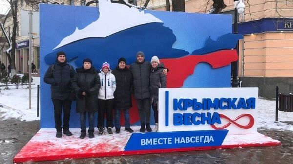 Представители Джанкойского района приняли участие в торжественном концерте-митинге в честь 8-й годовщины воссоединения Крыма с Россией
