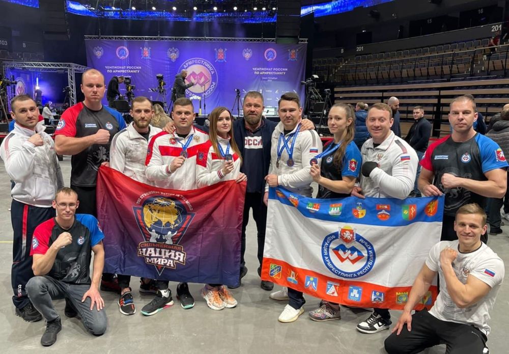 Крымские рукоборцы выиграли пять медалей чемпионата России