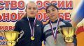 Крымчанки завоевали золотые медали первенства России по женской борьбе