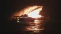 В Азовском море горит турецкое судно с зерном