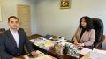 Оксана Механичева провела рабочую встречу с представителем Молодежного правительства Республики Крым