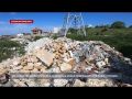 На въезде в Севастополь появилась новая свалка строительных отходов
