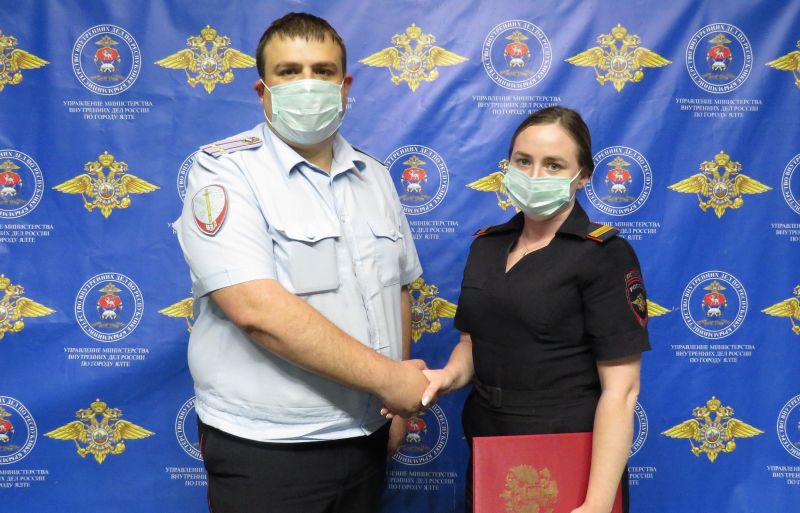 Молодые сотрудники полиции г. Ялта приняли Присягу на верность Российской Федерации