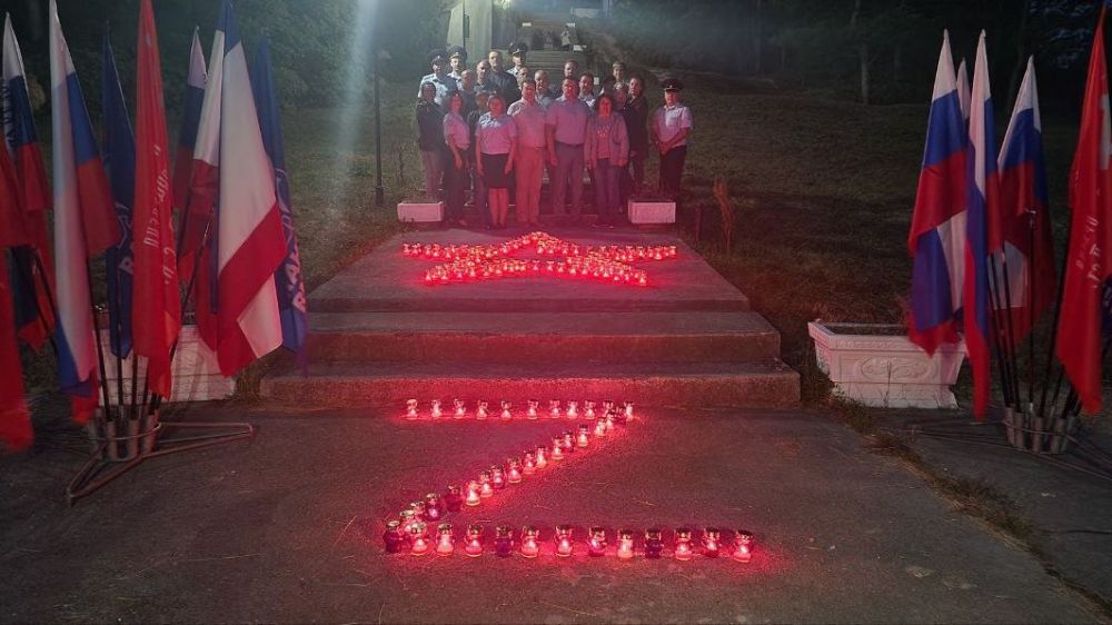В Белогорске прошло памятное мероприятие «Свеча памяти»