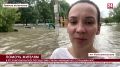 В пгт Комсомольское продолжает подтапливать придомовые территории