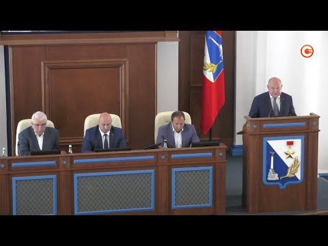 Михаил Развожаев выступил с отчетом о работе правительства за 2021 год
