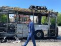 В Симферополе выясняют причины возгорания пассажирского автобуса