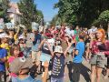Сотрудники Госавтоинспекции Ленинского района проводят интерактивные занятия дорожной безопасности для детей в летних лагерях