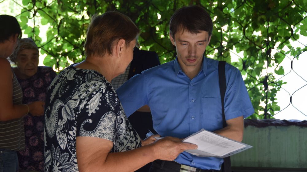 Диалог с жителями села Климово