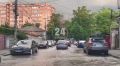 После дождя дороги в Симферополе превратились в реки