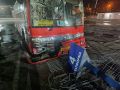 В Феодосии рейсовый автобус протаранил остановку: 5 пострадавших