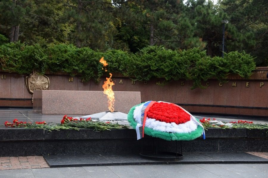 В Гагаринском парке Симферополя почтили память героев Второй мировой войны