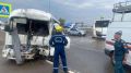 Семь человек пострадали при столкновении автобусов под Краснодаром