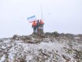 На горе Чатыр-Даг в Крыму выпал снег