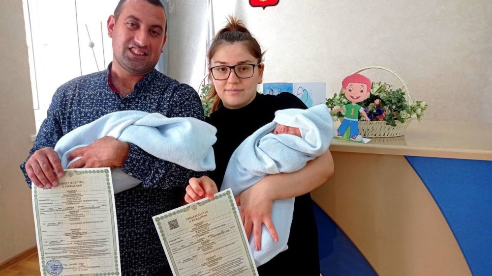 В Феодосии зарегистрировано рождение двойни