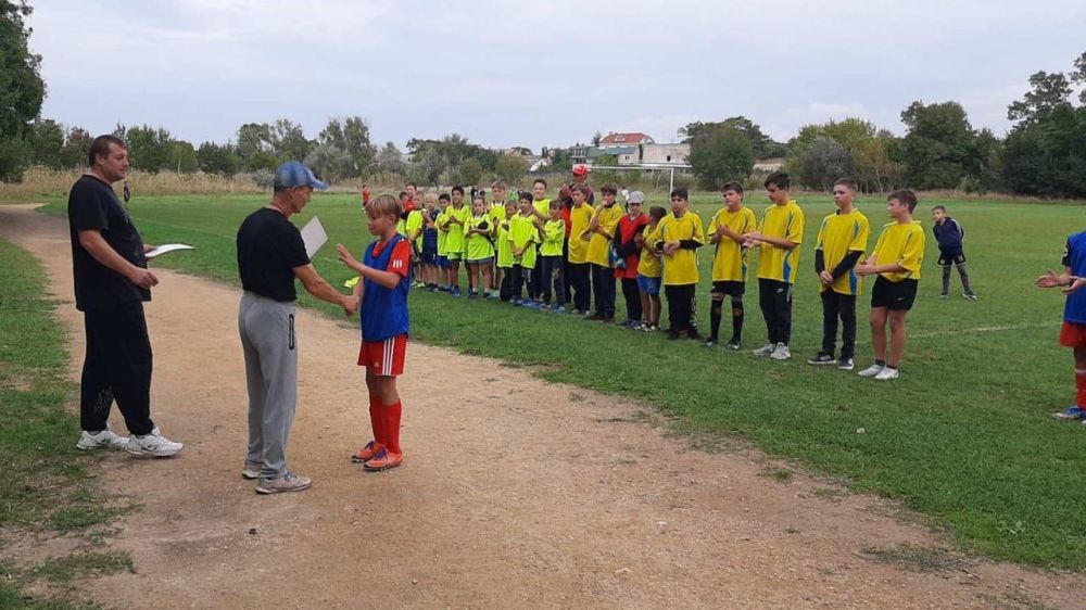 В Черноморском районе прошло соревнование по футболу