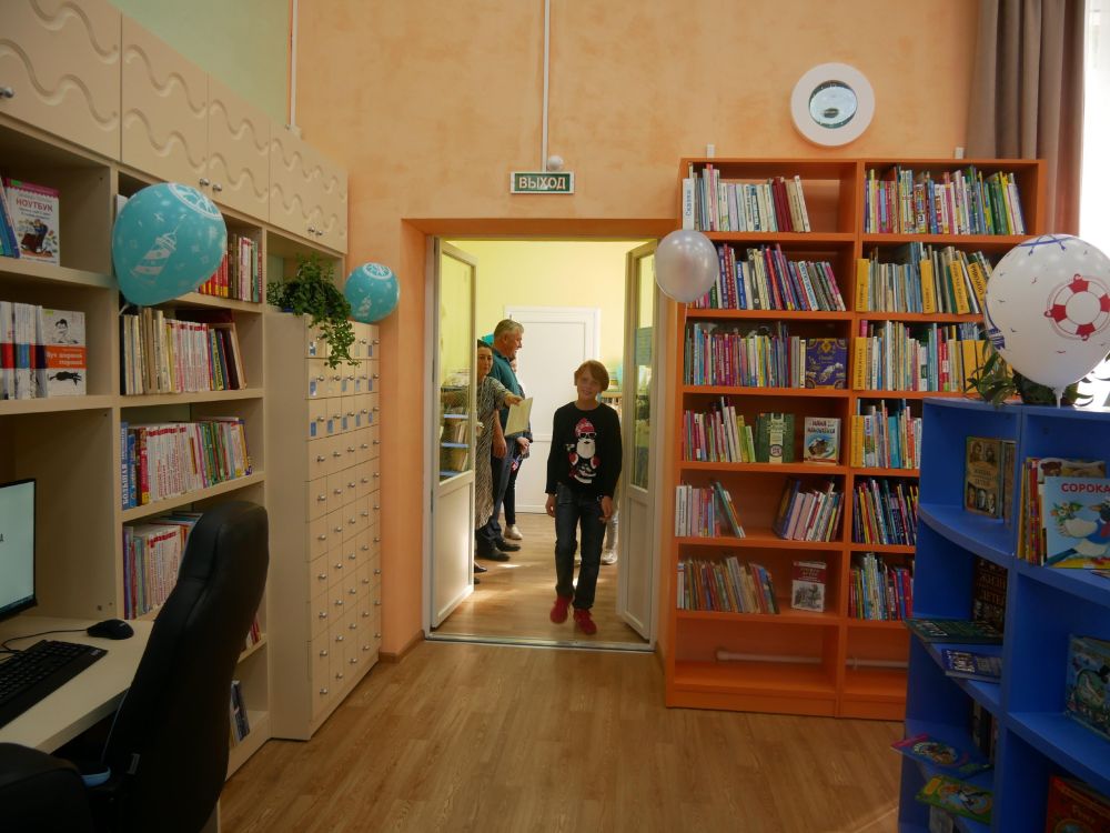 В Черноморском районе открыли обновленную детскую библиотеку им. С.В. Ягуповой