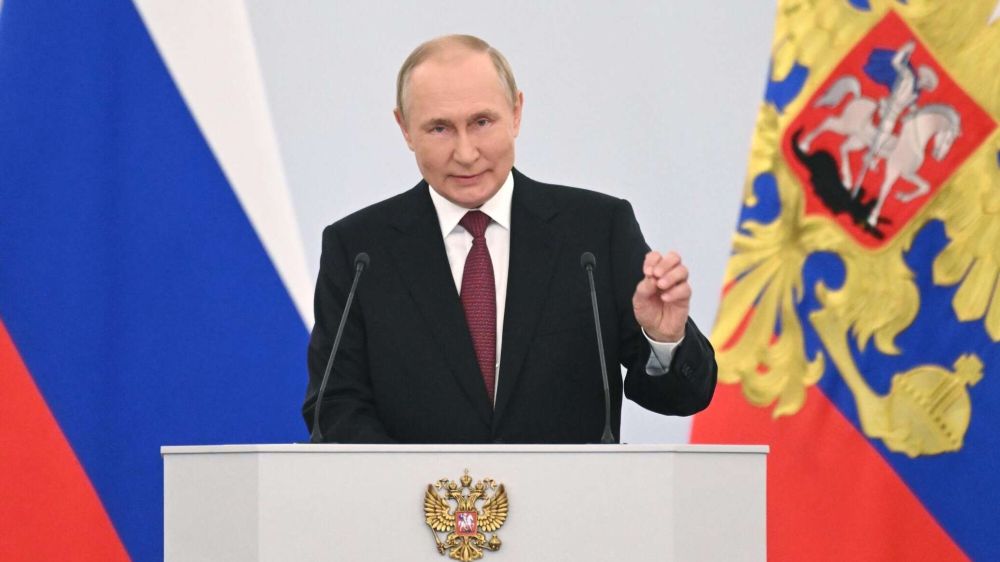 "Выбор людей не предадим": главное из речи Путина в Кремле