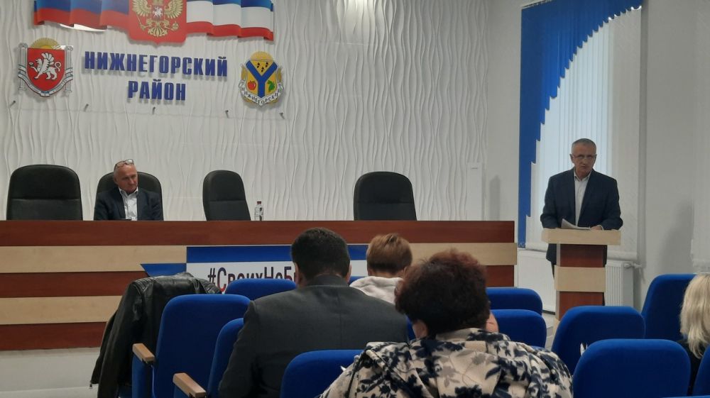 Состоялось заседание сорок восьмой очередной сессии Нижнегорского районного совета Республики Крым 2-го созыва