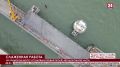 На Крымском мосту установили первый пролёт автодорожной части