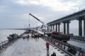 Надвижка всех пролётных строений Крымского моста завершена успешно