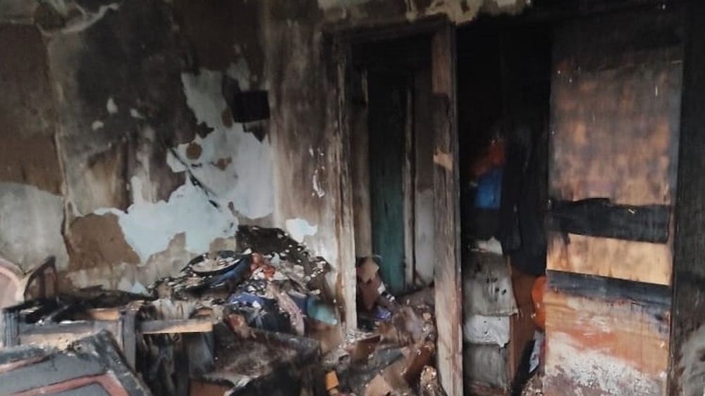 В крымском селе Войково при пожаре в частном доме погиб человек 27 ноября