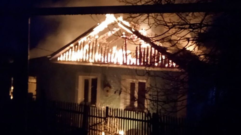 В Бахчисарайском районе сгорел частный дом, есть погибший