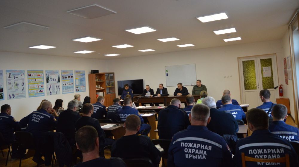 В ГКУ РК «Пожарная охрана Республики Крым» подвели итоги за 11 месяцев 2022 года