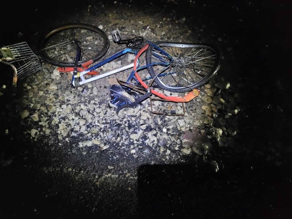 Под Джанкоем ночью сбили выскочившего под машину велосипедиста