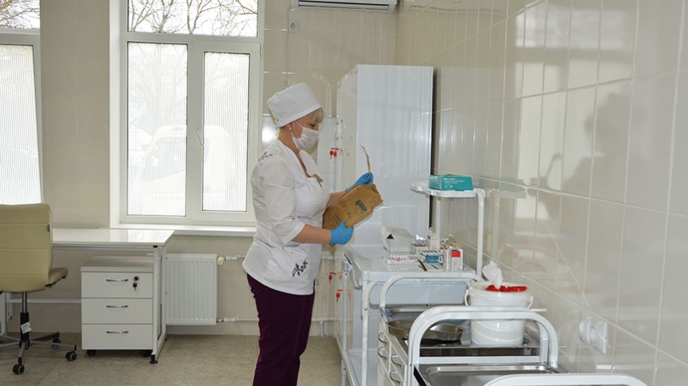 В терапевтическом отделении Евпаторийской городской больницы завершен капитальный ремонт