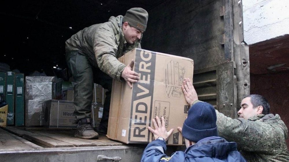 Крым передал участникам спецоперации очередную партию гумантирной помощи