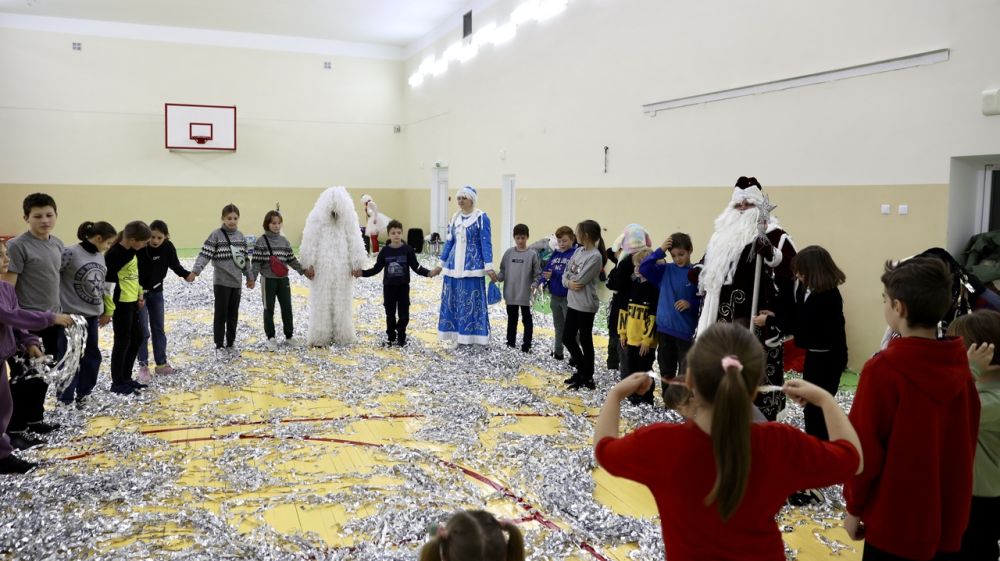 Дети из Херсонской области получили подарки в День Святого Николая