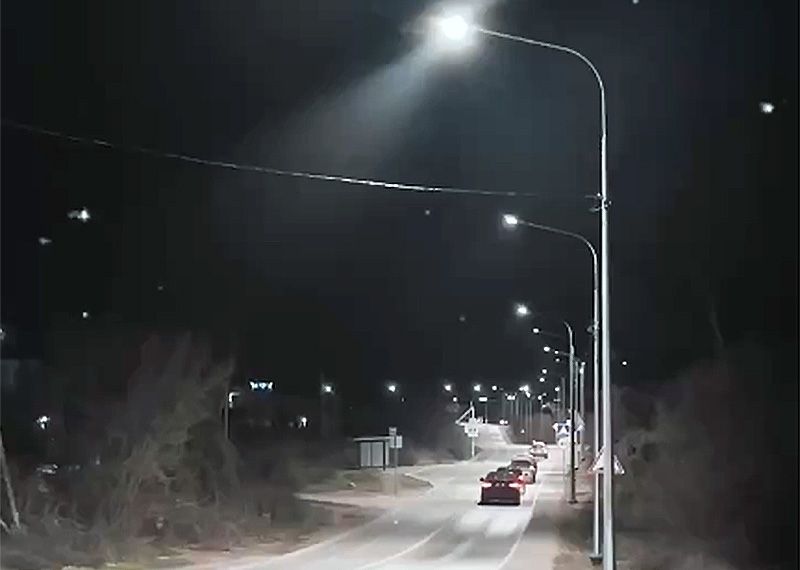 На Фиолентовском шоссе заработало наружное освещение