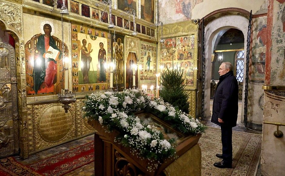 Поздравление Владимира Путина с Рождеством Христовым