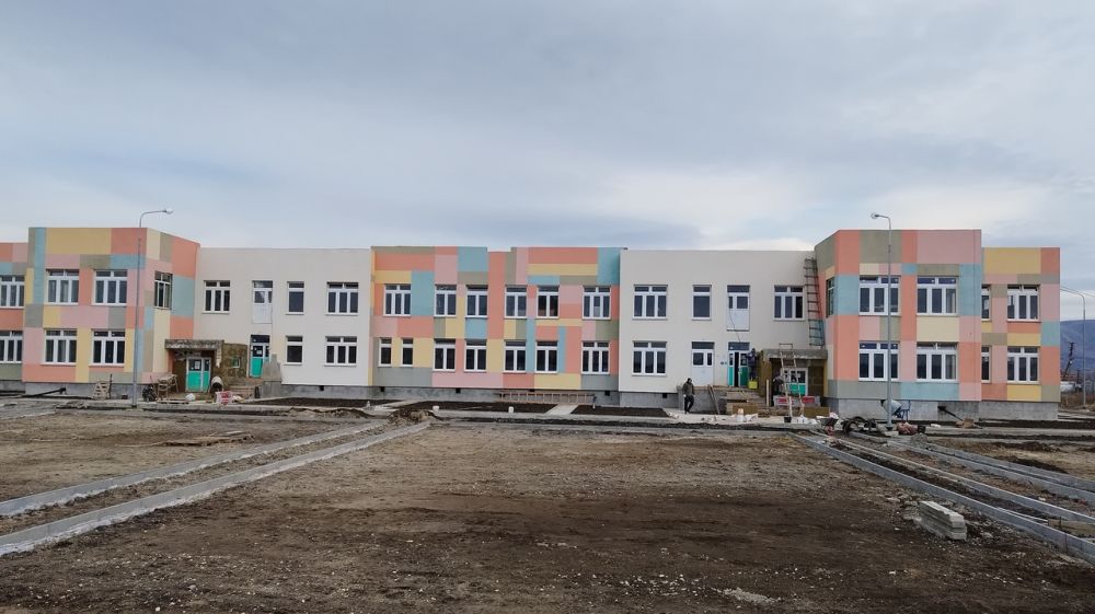 Строительство дошкольной образовательной организации в с. Доброе Симферопольского района выполнено на 73%