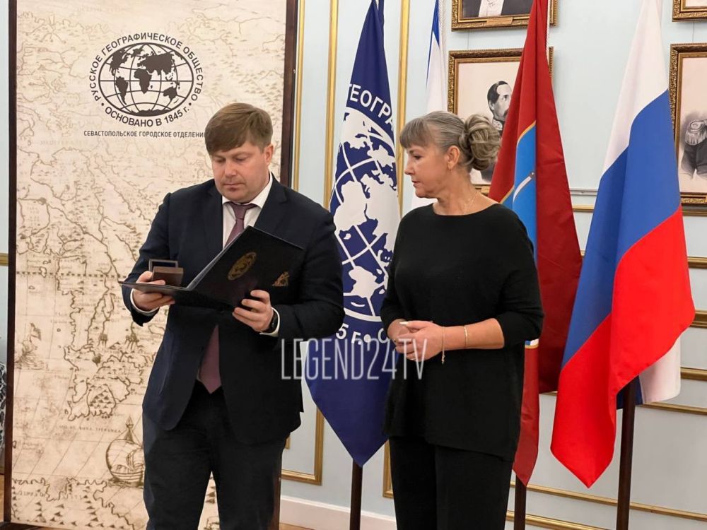 Андрей Палий награждён бронзовой медалью Русского географического общества посмертно