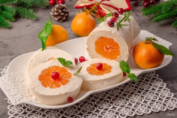 «Мандарины на снегу»: десерт без выпечки от «Крымской газеты»