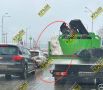 На крымской дороге водители заметили необычного «пассажира»