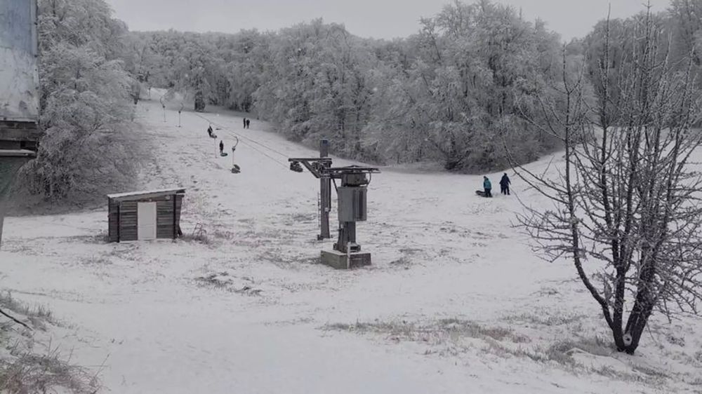 Ай-Петри и Ангарский перевал засыпало снегом — Гидрометцентр