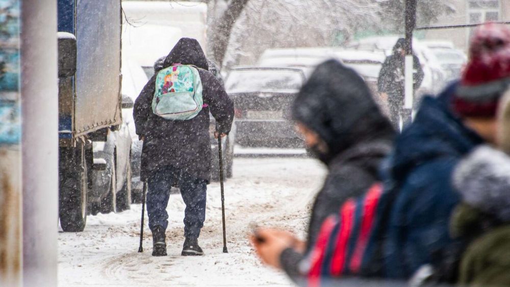Ледяной дождь и гололедица: погода в Крыму на понедельник
