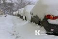 Под Судаком в снежном замесе застряло 6 автомобилей