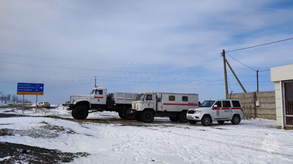 В Крыму развернули 2 подвижных пункта обогрева из-за непогоды