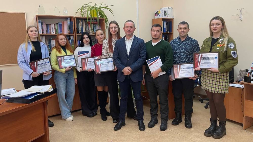 Александр Дяченко наградил Благодарственными письмами руководителей и представителей общественных организаций